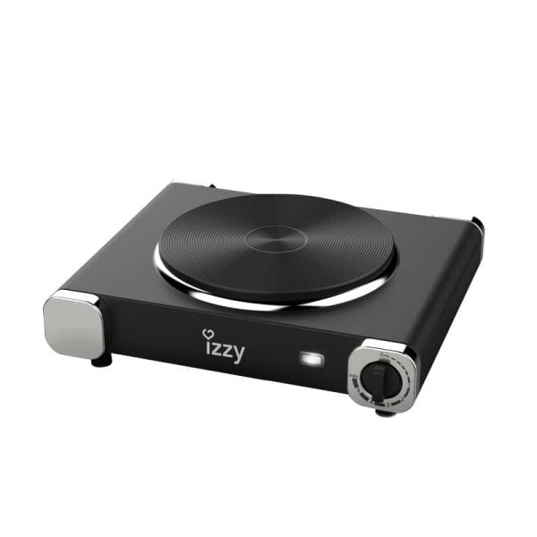 Izzy IZ-1202 Επιτραπέζια Εστία Εμαγιέ Μονή Μαύρη (ΕΩΣ 12 ΔΟΣΕΙΣ)
