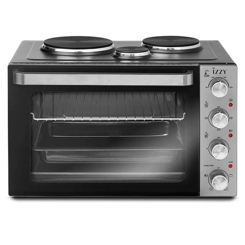Izzy IZ-8008 Μίνι Φούρνος με 3 Εστίες 48lt (ΕΩΣ 12 ΔΟΣΕΙΣ)