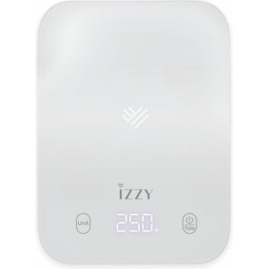 Izzy IZ-7012 Ψηφιακή Ζυγαριά Κουζίνας 1gr/10kg Λευκή
