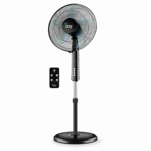 Izzy IZ-9002 Ανεμιστήρας Ορθοστάτης 70W Διαμέτρου 40cm με Τηλεχειριστήριο