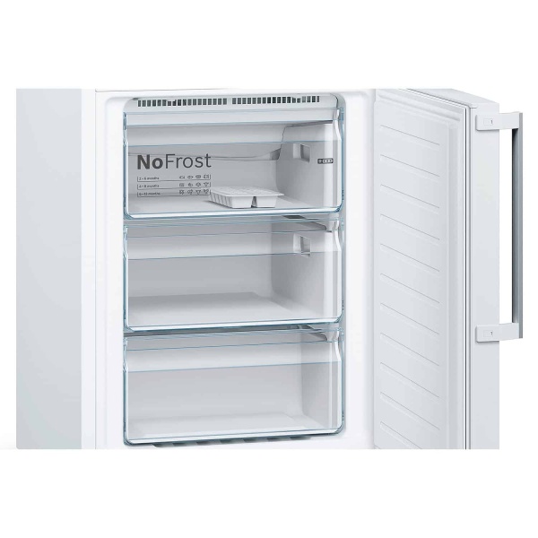 BOSCH KGN39VWEQ Ψυγειοκαταψύκτης Full No Frost 368lt 203x60x66εκ. Λευκός Ε ΕΩΣ 12 ΔΟΣΕΙΣ - Image 5