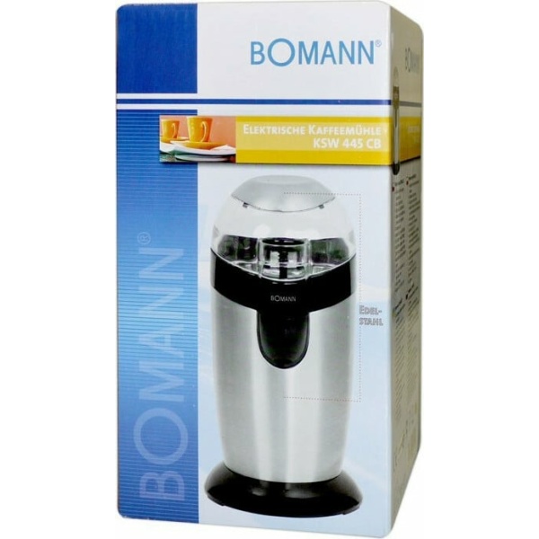BOMANN KSW445 CB Ηλεκτρικός Μύλος Καφέ 120W με Χωρητικότητα 40gr Ασημί - Image 2
