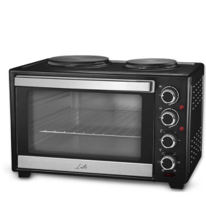 Life Kouzinaki 302 Ηλεκτρικό Φουρνάκι 30lt με 2 Εστίες και Αέρα ΕΩΣ 12 ΔΟΣΕΙΣ