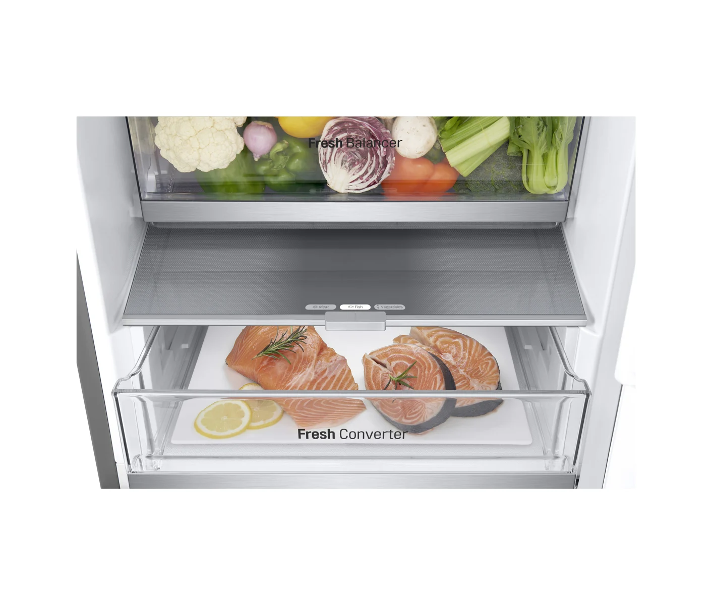 LG ΨΥΓΕΙΟΚΑΤΑΨΥΚΤΗΣ GBV7180DPY INOX 186X59.5X68.2CM - Image 6