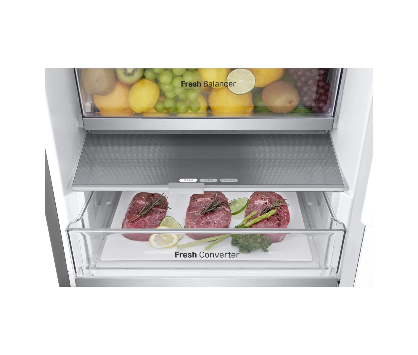 LG ΨΥΓΕΙΟΚΑΤΑΨΥΚΤΗΣ GBV7180DPY INOX 186X59.5X68.2CM - Image 5