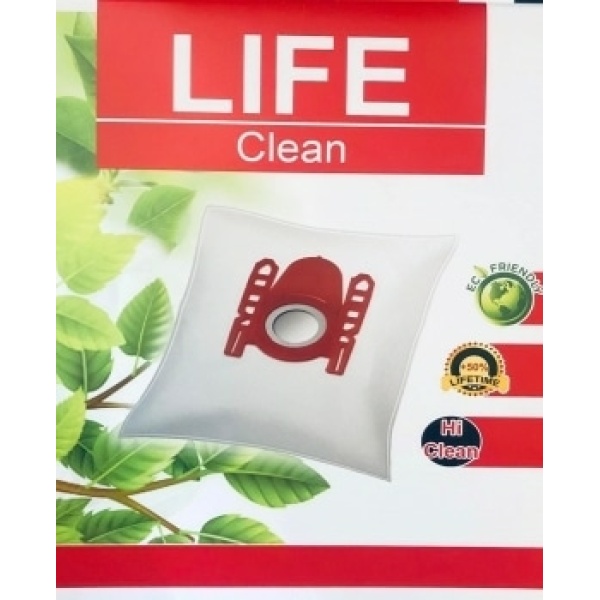 Σακούλες σκούπας υφασμάτινες Life Clean (5 τμχ) συμβατή με σκούπα Princess VL-614 (ΕΩΣ 12 ΔΟΣΕΙΣ)