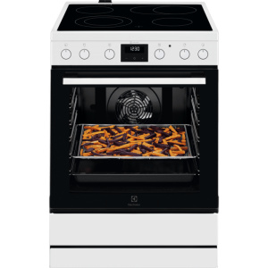 Electrolux LKR64022AW Κουζίνα 73lt με Κεραμικές Εστίες Λευκή