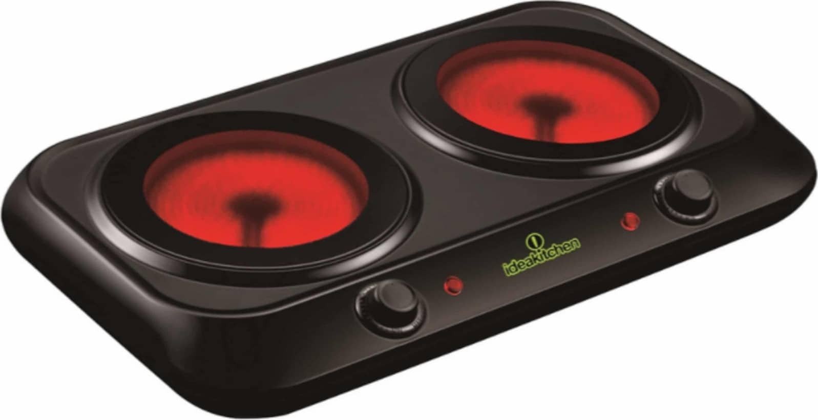 TELEMAX IDEAKITCHEN MB2402M Επιτραπέζια Εστία Κεραμική Διπλή Μαύρη ΕΩΣ 12 ΔΟΣΕΙΣ