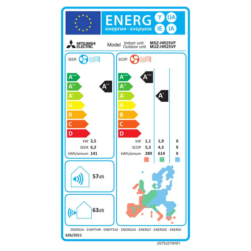 MITSUBISHI ELECTRIC MSZMUZHR42VF-E2  Κλιματιστικό Inverter 14000 BTU A++/A+ ΕΩΣ 12 ΔΟΣΕΙΣ - Image 3