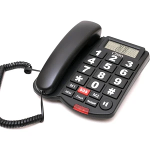 OSIO OSWB-4760B Τηλέφωνο με μεγάλα πλήκτρα, ανοιχτή ακρόαση και SOS ΕΩΣ 12 ΔΟΣΕΙΣ