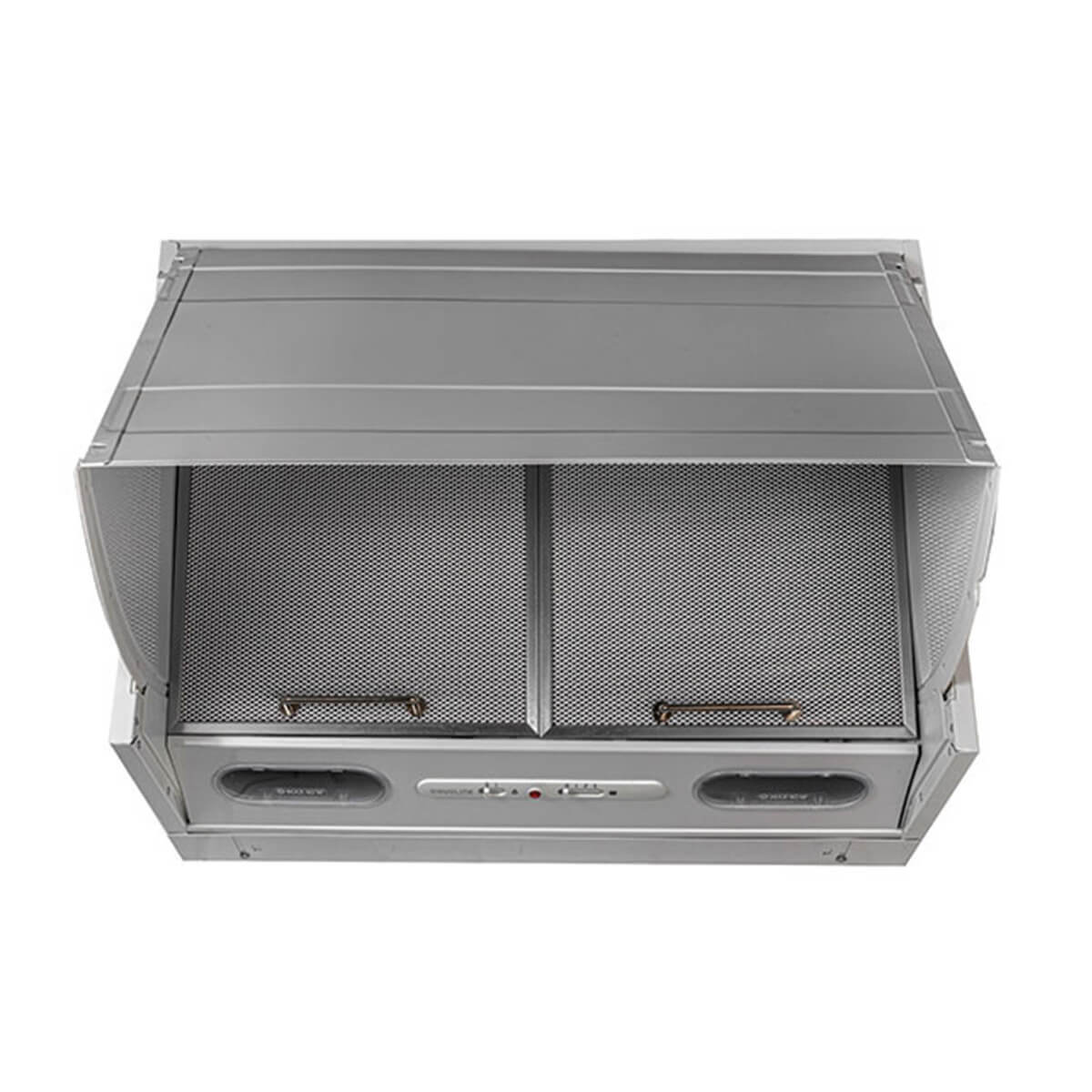 Davoline P 140 Silver Πτυσσόμενος Απορροφητήρας 59.9cm Γκρι (ΕΩΣ 12 ΔΟΣΕΙΣ)