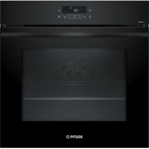 Pitsos PH38M21B3 Φούρνος άνω Πάγκου 71lt χωρίς Εστίες Π59.4εκ. Μαύρος Με Πυρόλυση