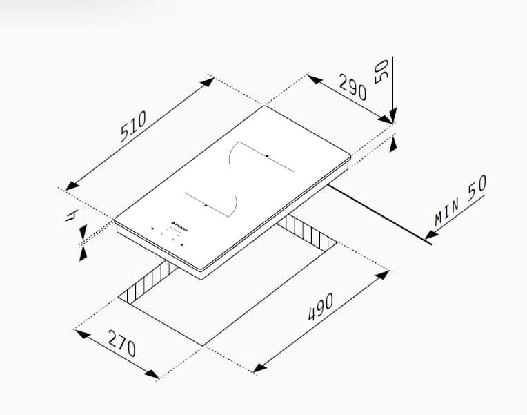 ΕΣΤΙΑ ΚΕΡΑΜΙΚΗ PYRAMIS PHC31210FMW ΑΥΤΟΝΟΜΗ 58Χ51 CM 174020020 ΕΩΣ 12 ΔΟΣΕΙΣ - Image 4