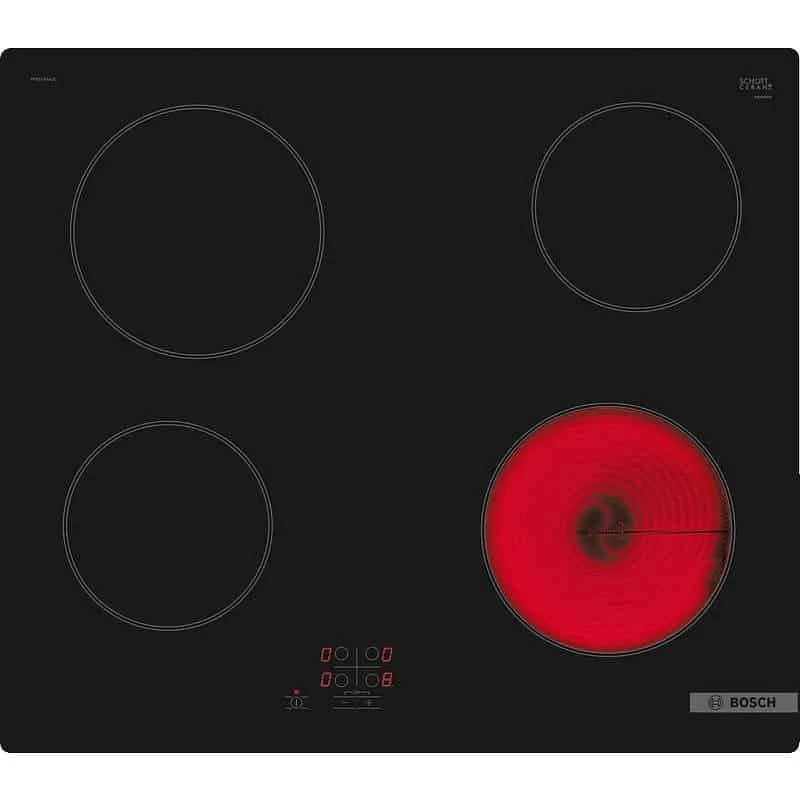 Bosch PKE61RAA2E Εντοιχιζόμενη Κεραμική εστία (Π59.2xΒ52.2cm) Μαύρη ΕΩΣ 12 ΔΟΣΕΙΣ