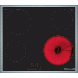 BOSCH PKE645BB2E Κεραμική Εστία Αυτόνομη 58.3x51.3cm Inox ΕΩΣ 12 ΔΟΣΕΙΣ