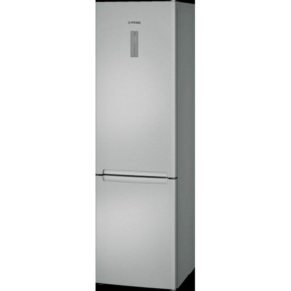 PITSOS PKNB39XIE2 Ψυγειοκαταψύκτης 368lt NoFrost Inox E ΕΩΣ 12 ΔΟΣΕΙΣ