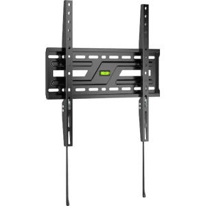 Powertech PT-1373 Βάση Τηλεόρασης Τοίχου έως 75" και 75kg Ασημί