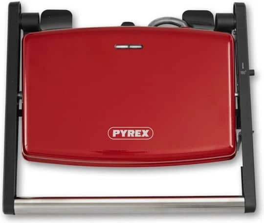 Pyrex Sb-292 Τοστιέρα Γκριλιέρα με Αποσπώμενες Πλάκες 1500W Κόκκινη 333300