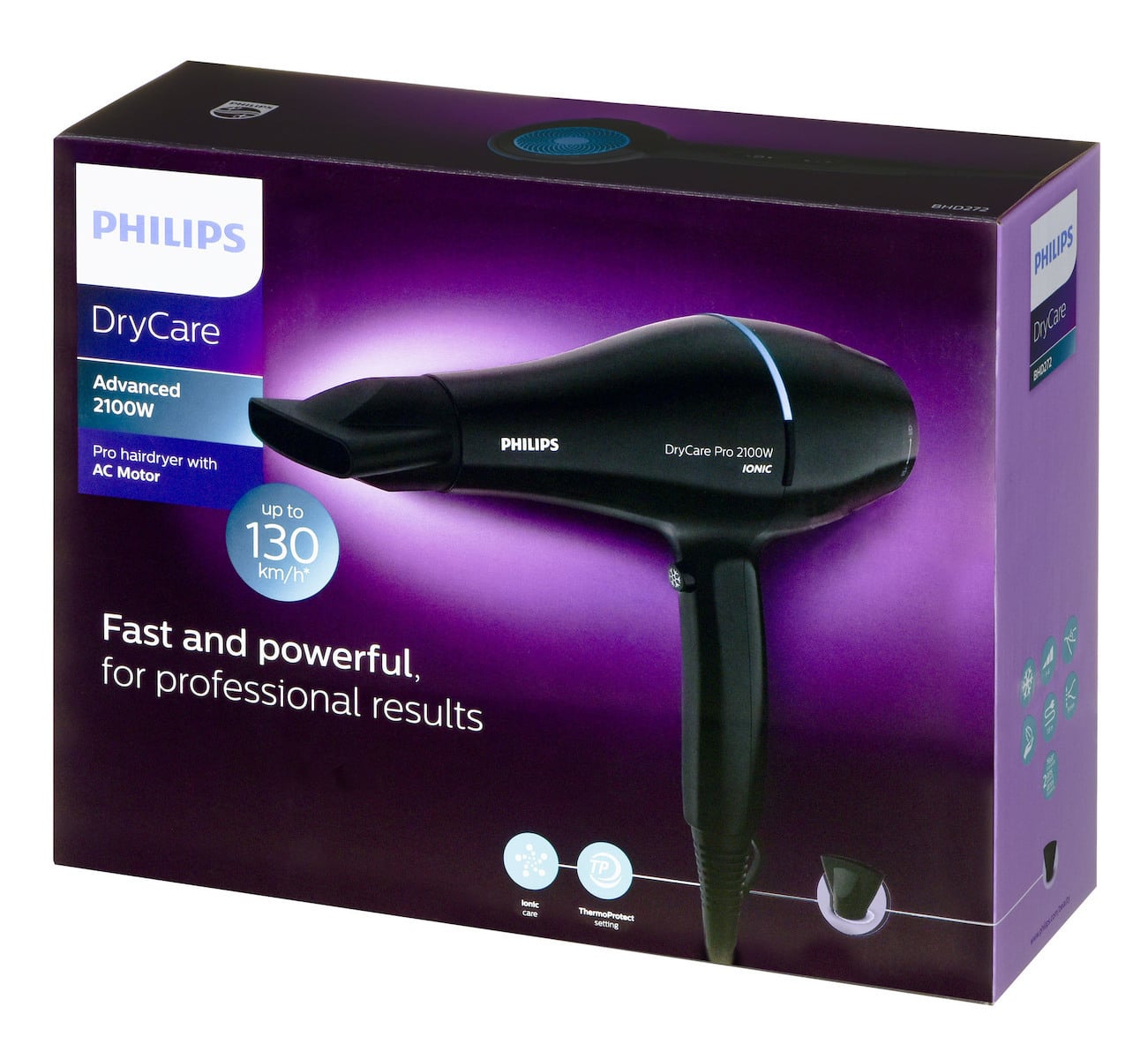 Philips DryCare BHD272/00 Ionic Πιστολάκι Μαλλιών 2100W - Image 2