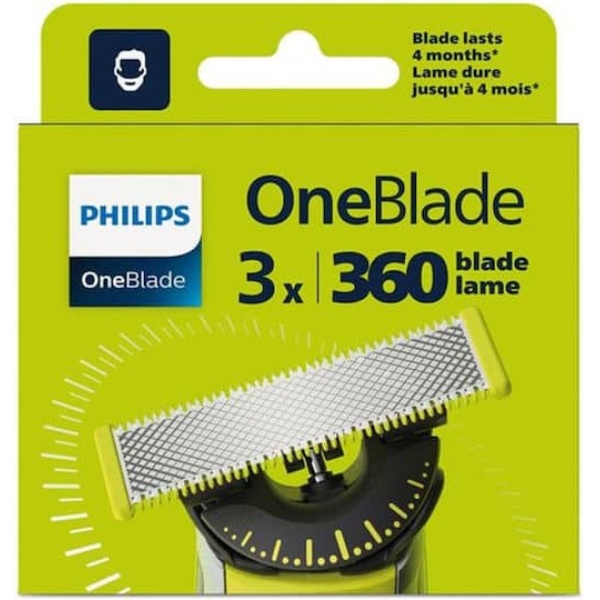 Philips QP430/50 One Blade 360 Ανταλλακτικό για Ξυριστικές Μηχανές ΕΩΣ 12 ΔΟΣΕΙΣ