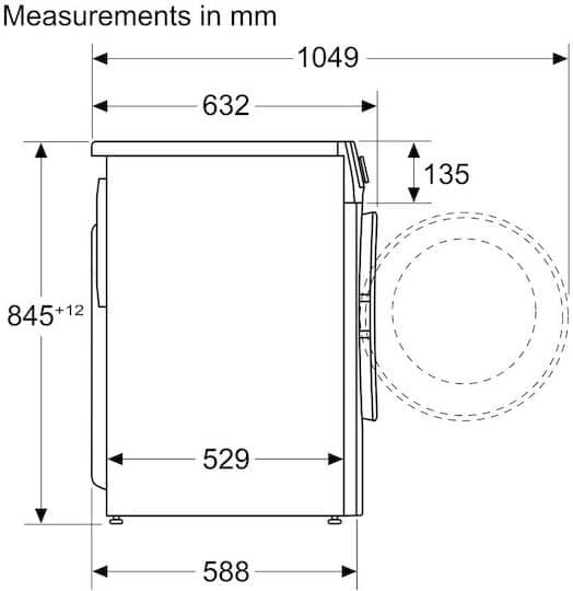 Pitsos Πλυντήριο Ρούχων 10kg με Τεχνολογία Ατμού 1400 Στροφών HydroActive Plus WPG140HZ0 - Image 7