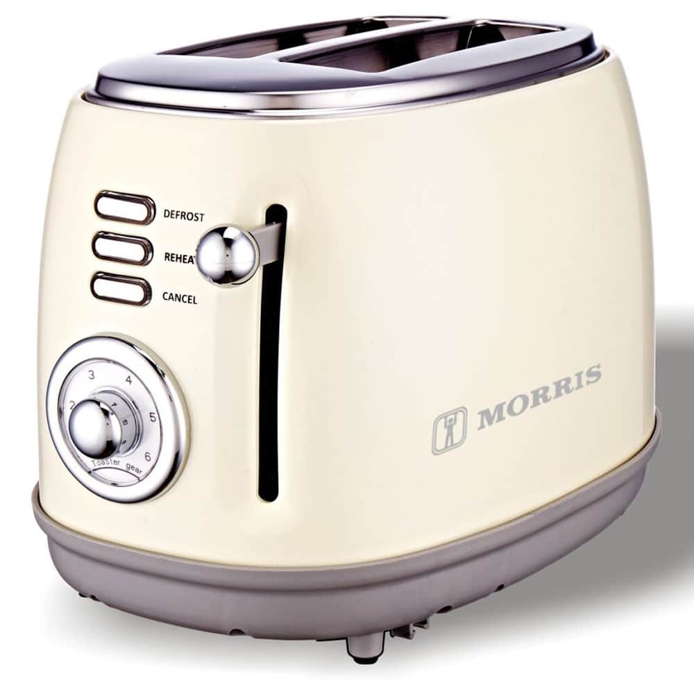 Morris R20824TSC Φρυγανιέρα 2 Θέσεων 850W Μπεζ (ΕΩΣ 12 ΔΟΣΕΙΣ) - Image 2