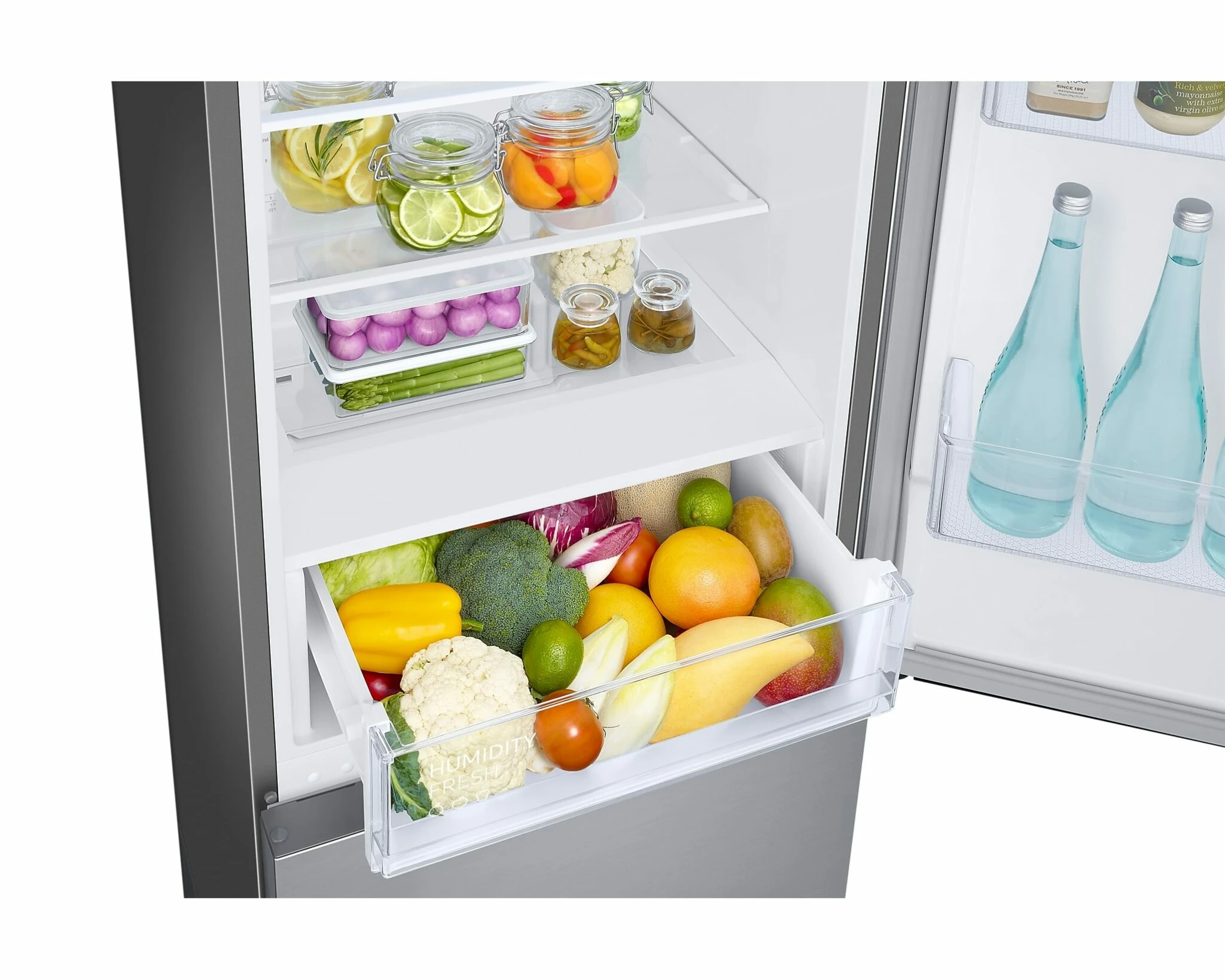 Samsung Ψυγειοκαταψύκτης 344lt NoFrost Υ185.3xΠ59.5xΒ63.7εκ. Inox RB33B610ESA/EF (ΕΩΣ 12 ΔΟΣΕΙΣ) - Image 3