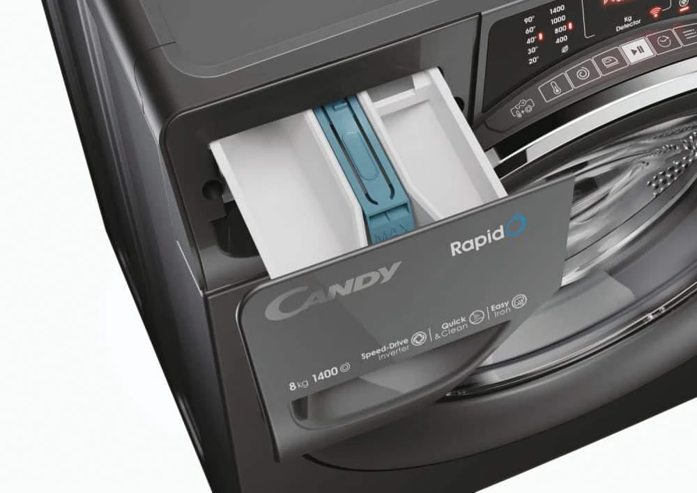 Candy Πλυντήριο Ρούχων 8kg 1400 Στροφών Γκρι RO1484DWMCRT/1-S (ΕΩΣ 12 ΔΟΣΕΙΣ) - Image 4