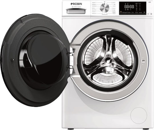 Robin Πλυντήριο Ρούχων 8kg με Τεχνολογία Ατμού 1400 Στροφών RT-1085 - Image 2