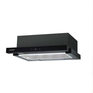 GRUPPE S-3003A-C05-M7-600 Απορροφητήρας Συρόμενος Μαύρος ΕΩΣ 12 ΔΟΣΕΙΣ
