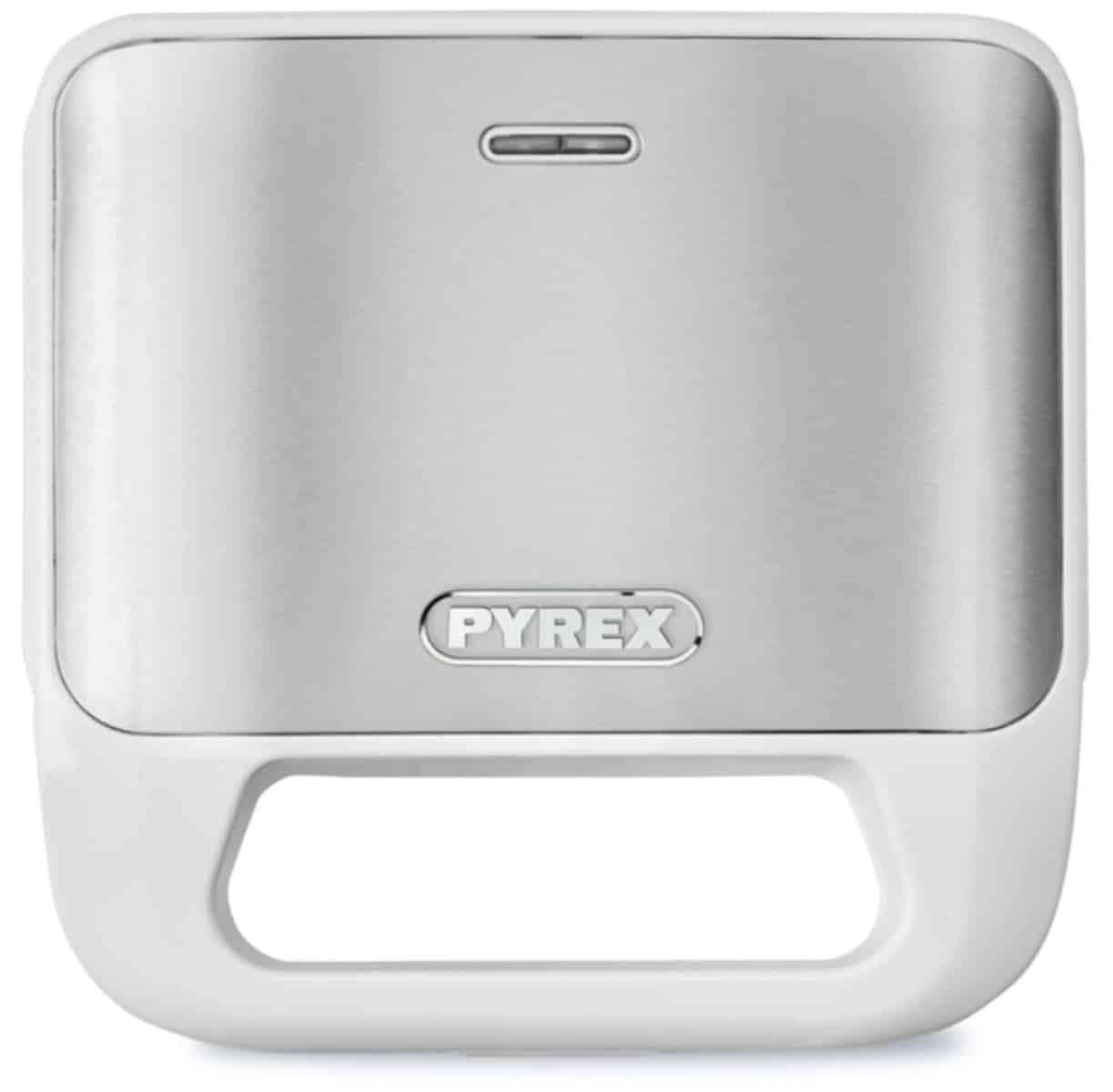 Pyrex SB 298 Τοστιέρα με Αποσπώμενες Πλάκες για 2 Τοστ 800W Λευκή  ΕΩΣ 12 ΔΟΣΕΙΣ