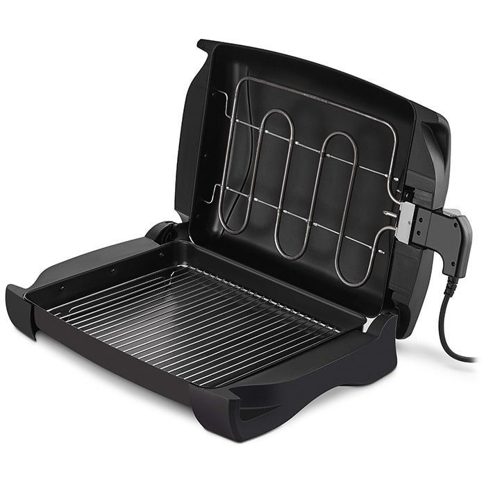 LIFE STEAKHOUSE Ηλεκτρική Ψησταριά Σχάρας 1100W με Ρυθμιζόμενο Θερμοστάτη ΕΩΣ 12 ΔΟΣΕΙΣ