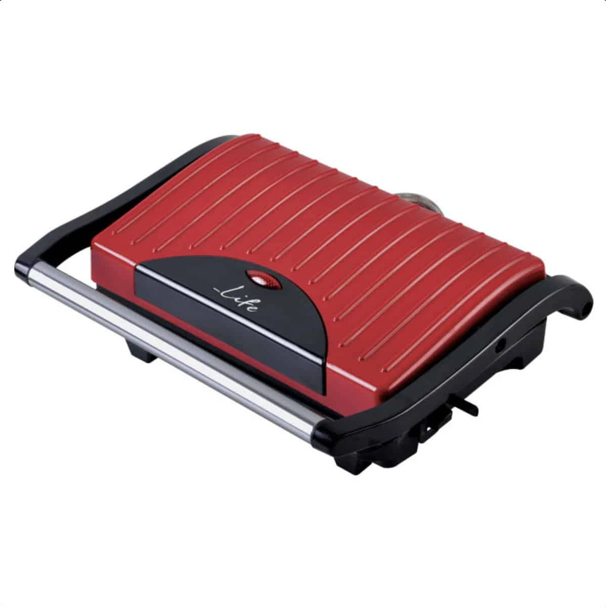 Life Scarlet STG-101 Τοστιέρα για 2 Τοστ 700W Κόκκινη (ΕΩΣ 12 ΔΟΣΕΙΣ)