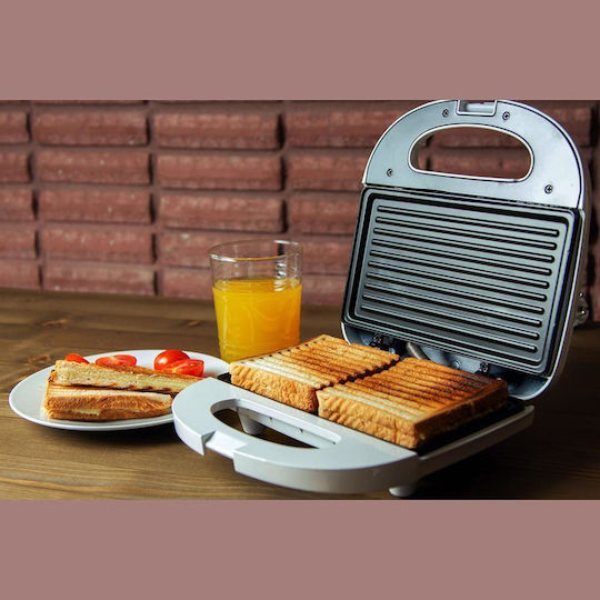 Telemax Τοστιέρα KJ-135 για 2 Τοστ 750W Λευκή 31-0135 - Image 3