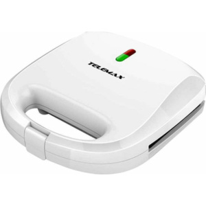 Telemax Τοστιέρα KJ-135 για 2 Τοστ 750W Λευκή 31-0135