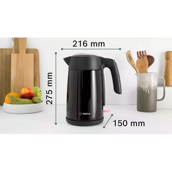 Bosch TWK7L463 Βραστήρας 1.7lt 2400W Black ΕΩΣ 12 ΔΟΣΕΙΣ - Image 3