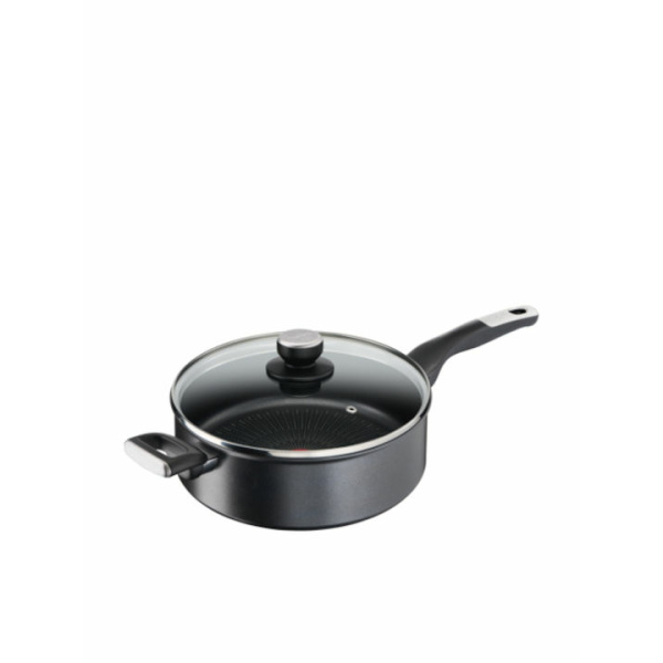 Tefal G25533 Unlimited Σωτέζα με Καπάκι από Αλουμίνιο με Αντικολλητική Επίστρωση 26cm