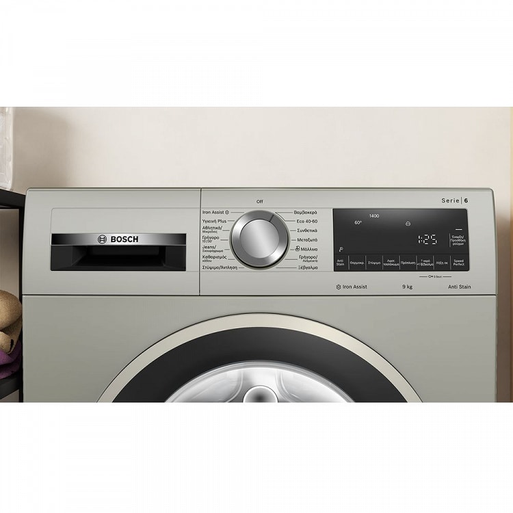 Bosch WGG244ZXGR Πλυντήριο Ρούχων 9kg 1400 Στροφών Γκρι (ΕΩΣ 12 ΔΟΣΕΙΣ) - Image 2