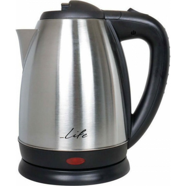 Life WK-001 Βραστήρας 1.8lt 2200W Ασημί (221-0022) (ΕΩΣ 12 ΔΟΣΕΙΣ)