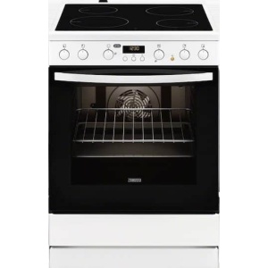 Zanussi Κουζίνα 72lt με Κεραμικές Εστίες Π59.6εκ. Λευκή ZCV65330WA
