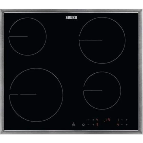 ZANUSSI ZHRN642X Κεραμική Eστία Αυτόνομη 56cm ΕΩΣ 12 ΔΟΣΕΙΣ