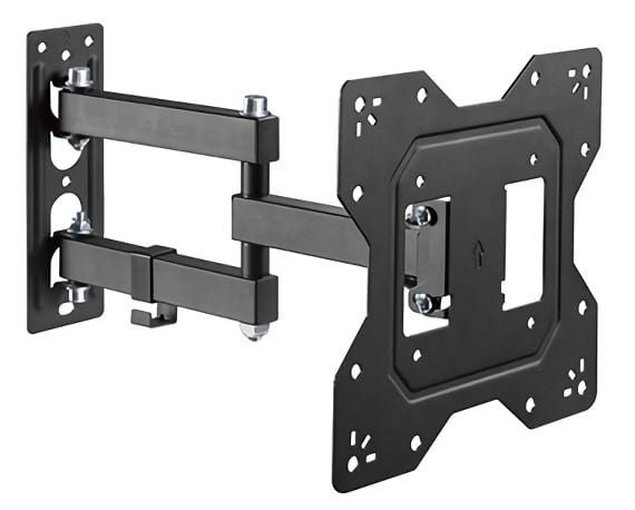 Powertech PT-1129 Βάση Τηλεόρασης Τοίχου με Βραχίονα έως 43" και 30kg (PT-1129) Μαύρο ΕΩΣ 12 ΔΟΣΕΙΣ