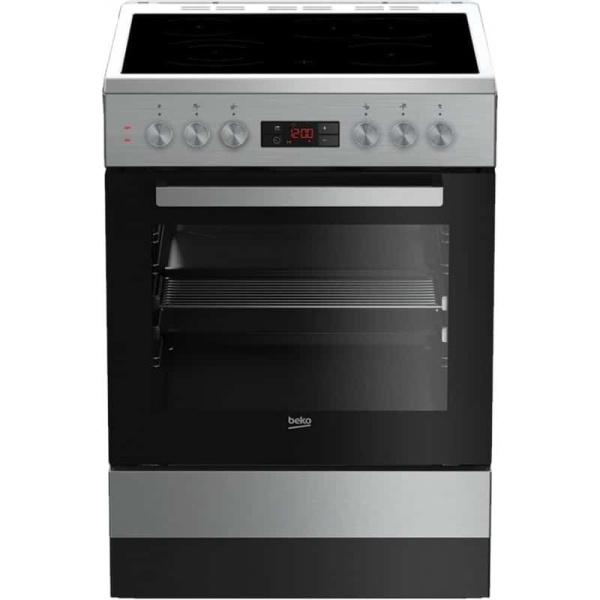 BEKO FSM67320DXT Κουζίνα Ηλεκτρική με Κεραμικές Εστίες ΕΩΣ 12 ΔΟΣΕΙΣ