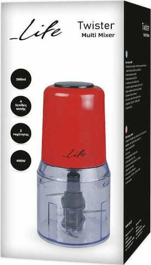 Life Πολυκόπτης Multi 400W με Δοχείο 500ml 221-0000 - Image 3