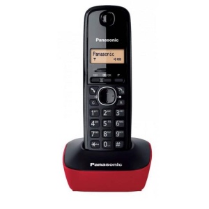 Panasonic KX-TG1611 Μαύρο/Κόκκινο