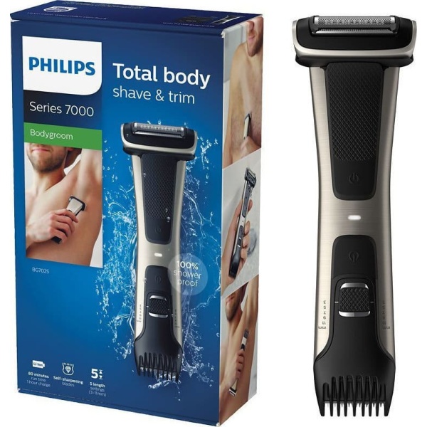 Philips BG7025/15 Ξυριστική Μηχανή Σώματος Επαναφορτιζόμενη ΕΩΣ 12 ΔΟΣΕΙΣ - Image 2