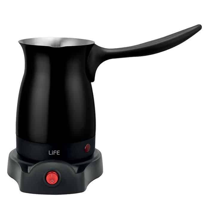 Life Με Ολίγη Ηλεκτρικό Μπρίκι 800W με Χωρητικότητα 250ml Μαύρο (221-0435) (ΕΩΣ 12 ΔΟΣΕΙΣ)