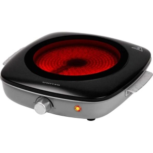 United CP2729 Επιτραπέζια Εστία Κεραμική Μονή Γκρι (ΕΩΣ 12 ΔΟΣΕΙΣ)