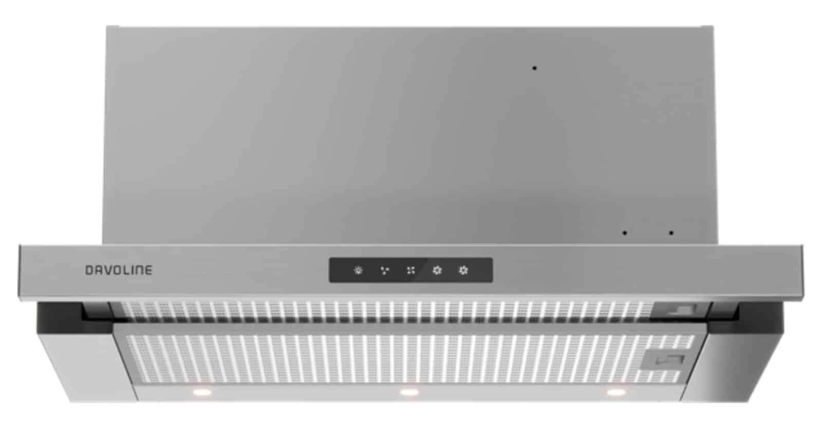 Davoline HQ PRO 60IX Συρόμενος Απορροφητήρας 60cm Inox (ΕΩΣ 12 ΔΟΣΕΙΣ) - Image 4