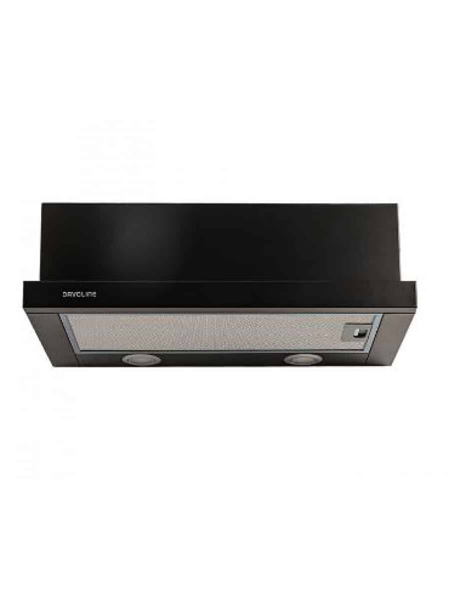 Davoline Omega Plus Συρόμενος Απορροφητήρας 60cm Black (ΕΩΣ 12 ΔΟΣΕΙΣ)